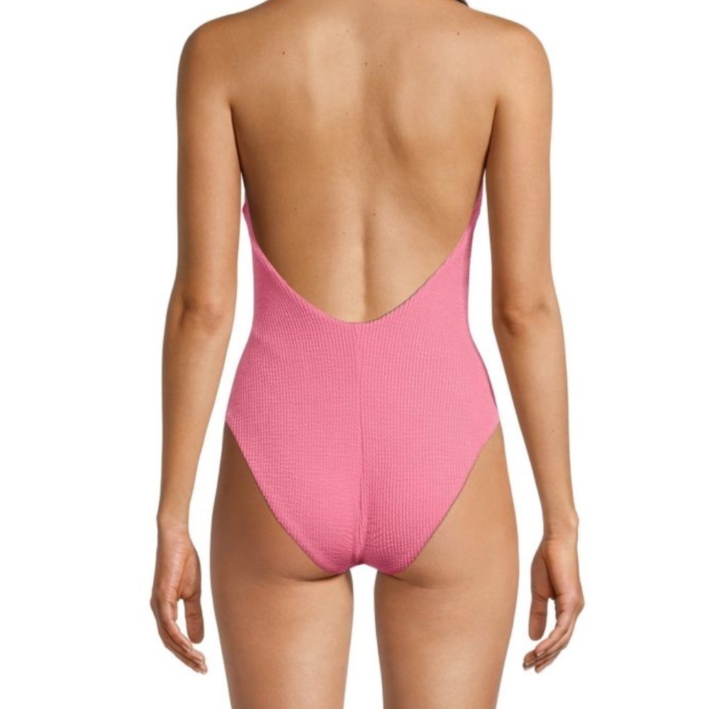 Veronica Beard Salis Halter One Piece Swimsuit - Picture 2 of 9